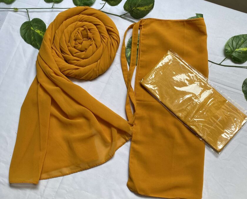 1 Set Hijab+cap+niqab (30+colours ) - Image 2