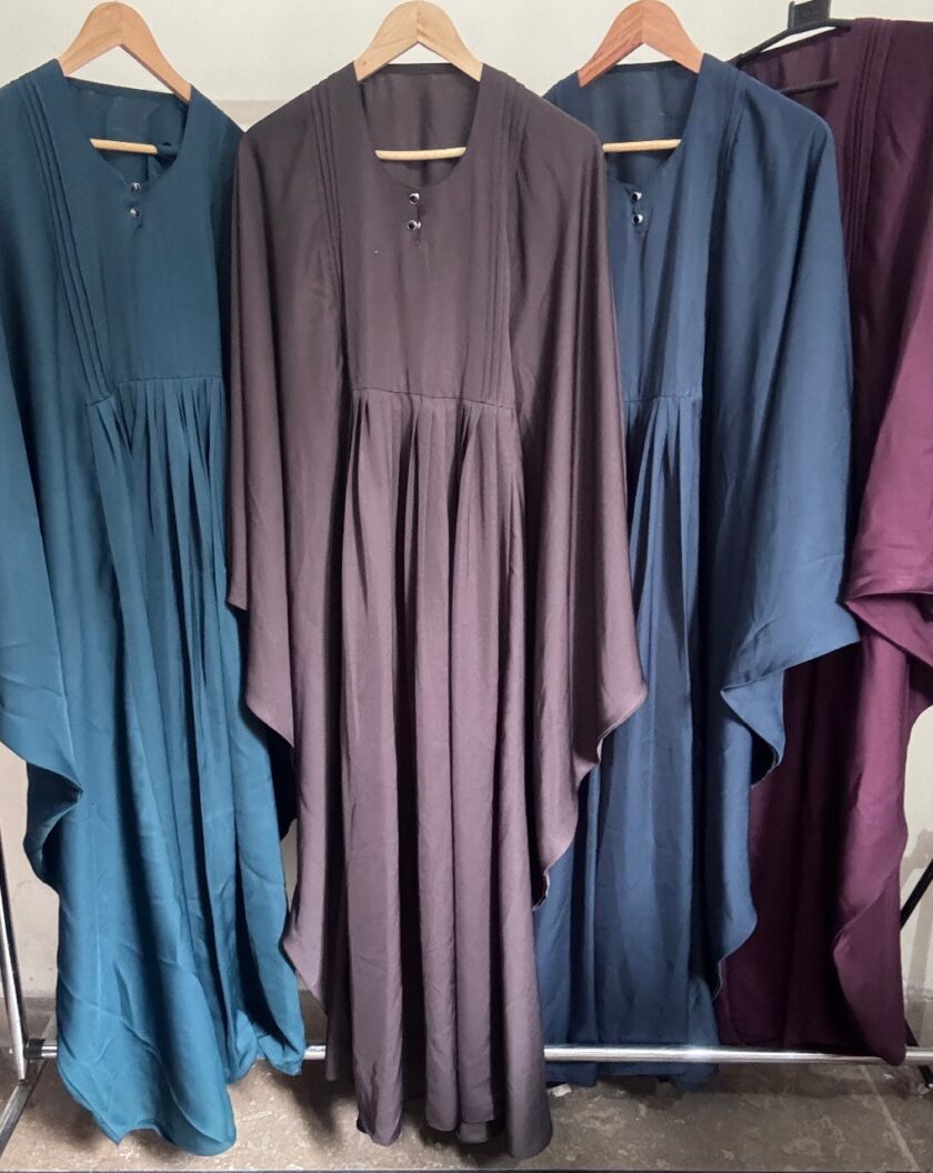 Plated kaftan Abayaa