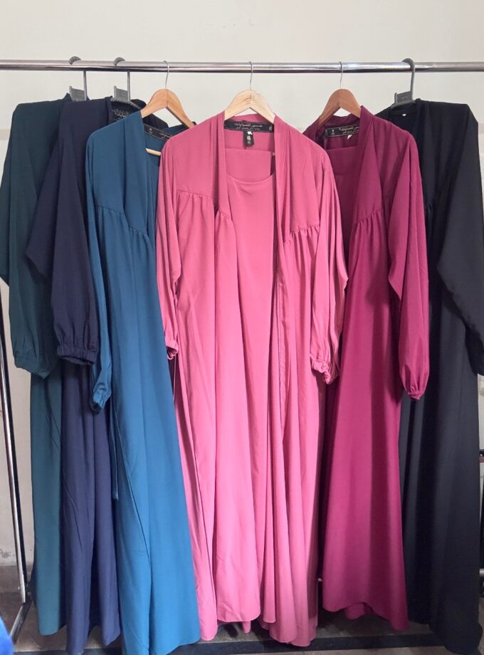Double Plated Abaya