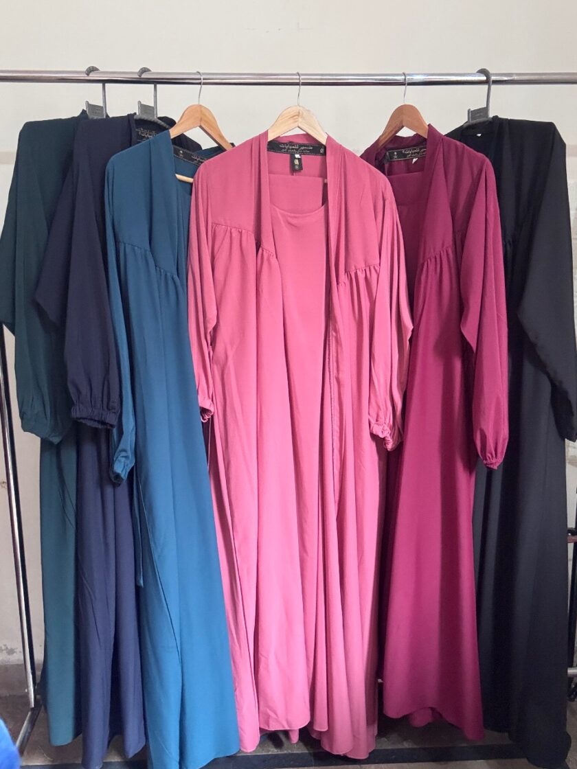Double Plated Abaya