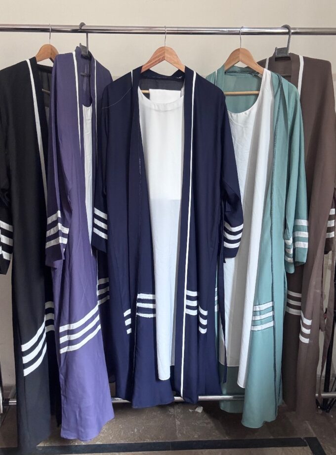 Strips design Abaya