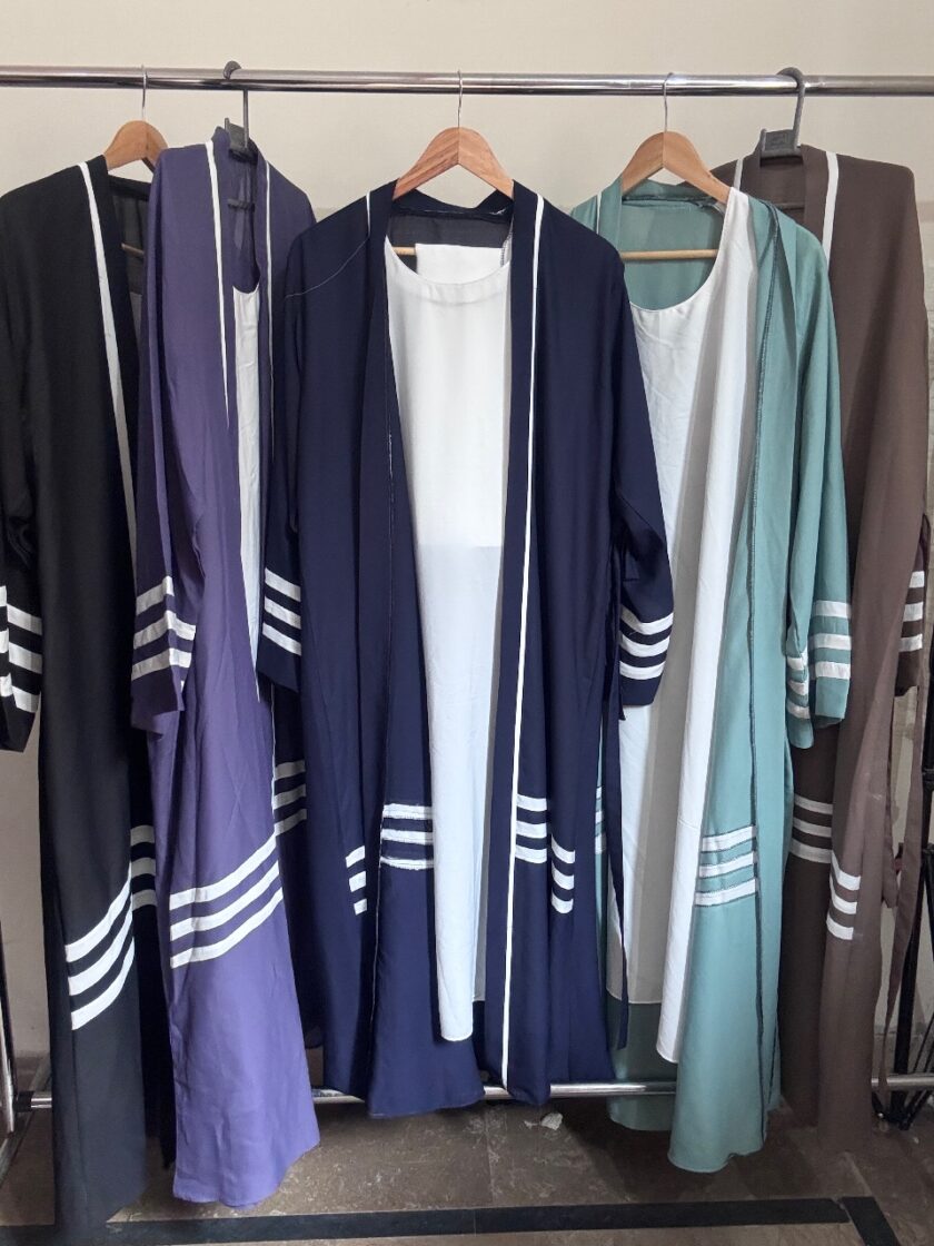 Strips design Abaya