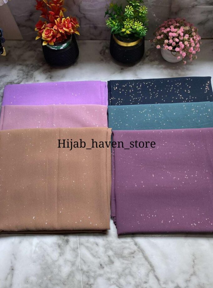 Georgettte Afsha Glittery Moonlight Hijab