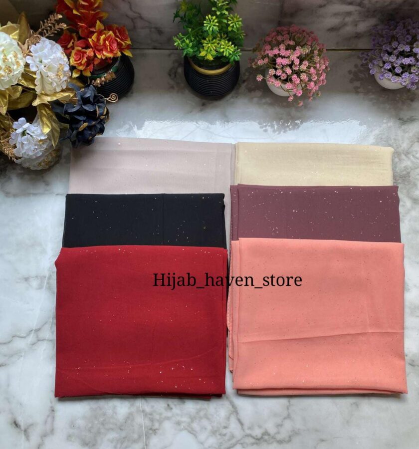 Georgettte Afsha Glittery Moonlight Hijab - Image 2