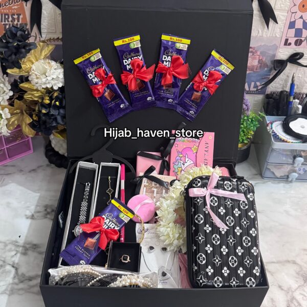 Sister special Abaya with Bag & Makeup box