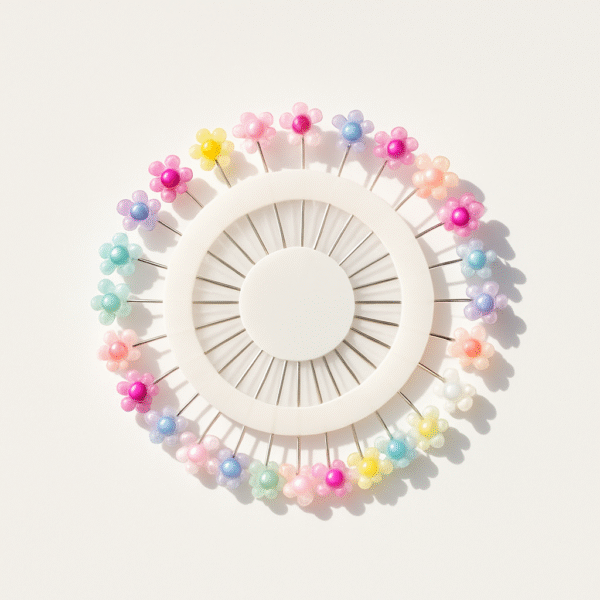 Floral Pearl Blossom Hijab Pin (Single pin )