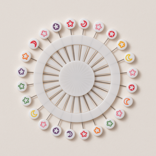 Crescent Star Hijab Pin