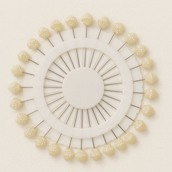Pearl-texture hijab pin (Single Pin)