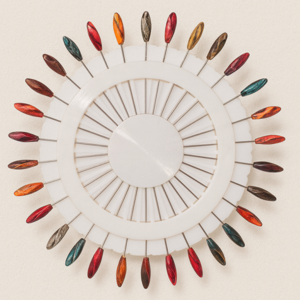 Metallic Teardrop Hijab Pin