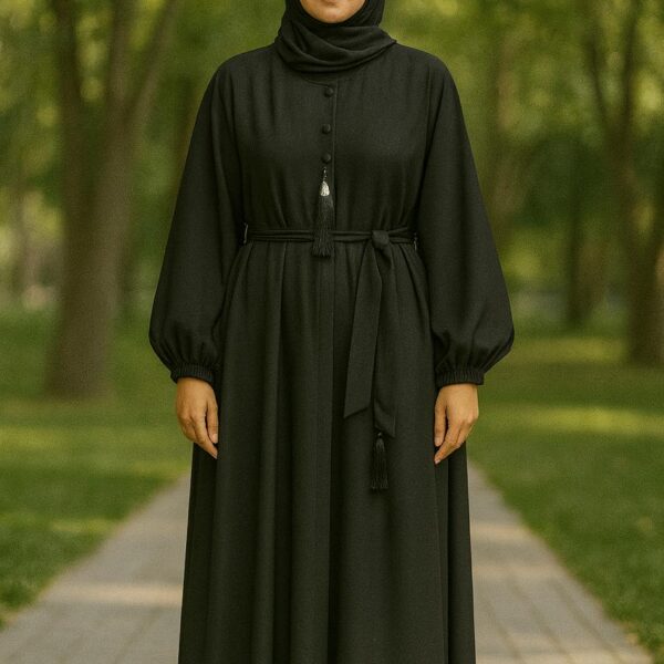 Daily wear Black Abaya for College/Uni going girls