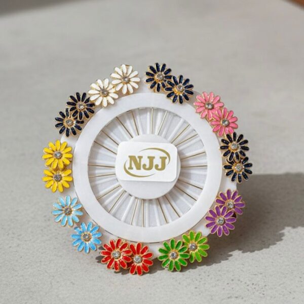 Elegant Simple Floral Scarf Pin (Single Pin)