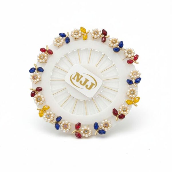 Floral Pearl Scarf Pin (Single Pin)