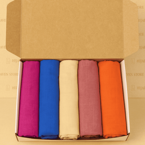 Soft Turkish Lawn Hijab Gift Box