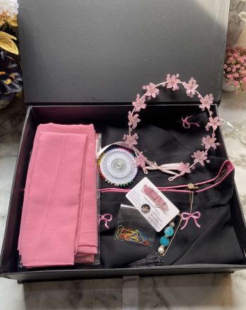 Eid special Pink Bow abaya2